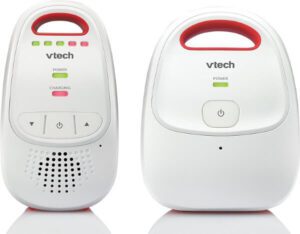 VTech Baby BM1000 Digital Audio Baby Monitor White-Red