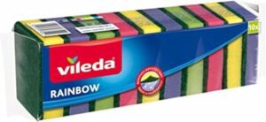 Vileda Rainbow dishwashing Sponge 10 pcs multiple color