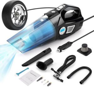 Xoopla 2 in 1 Handheld Vacuum Cleaner 8KPa Portable Air Compressor