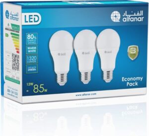 alfanar WW 4W LED Candle (3 Pcs Economy Pack) ENERGY EFFICIENT - افضل لمبات ليد